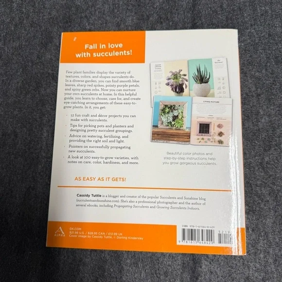 Succulents Book - Colorful Cover 276 pages - Picture 2 of 2